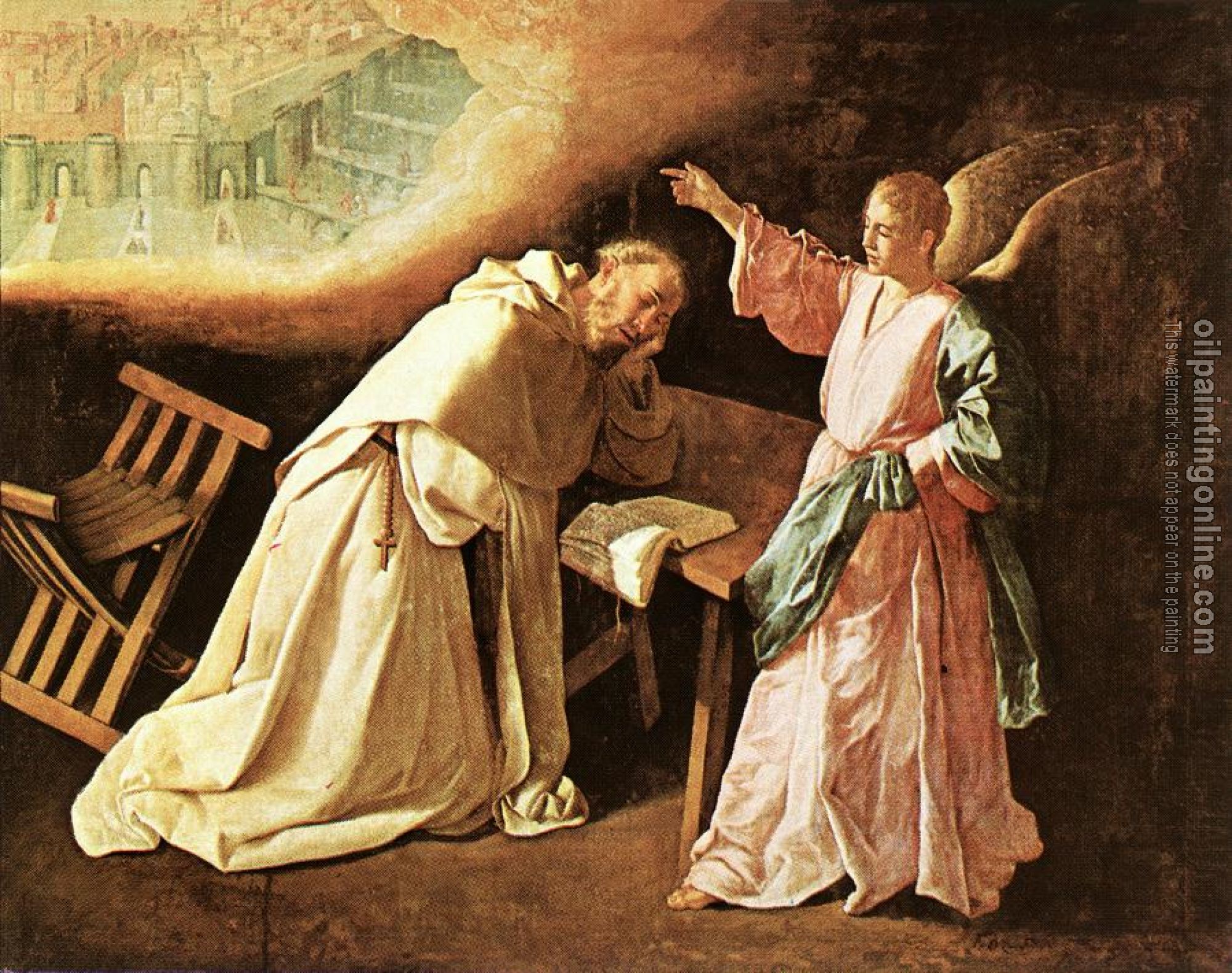 Zurbaran, Francisco de - The Vision of St Peter of Nolasco